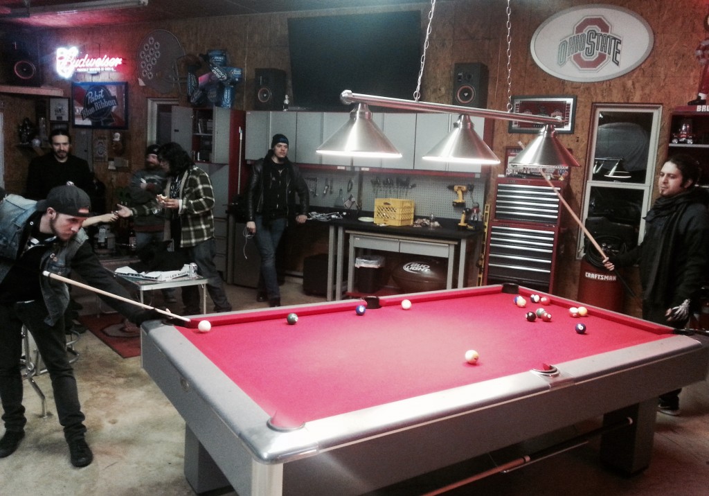 Adam and Jessie fancying a game at Satan's Den