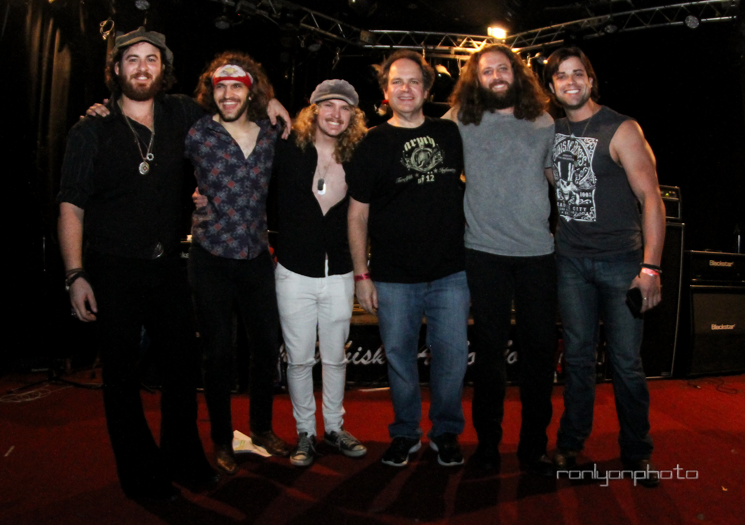 BFHN winners The Aviators with host Eddie Trunk © 2016 Ron Lyon Photo